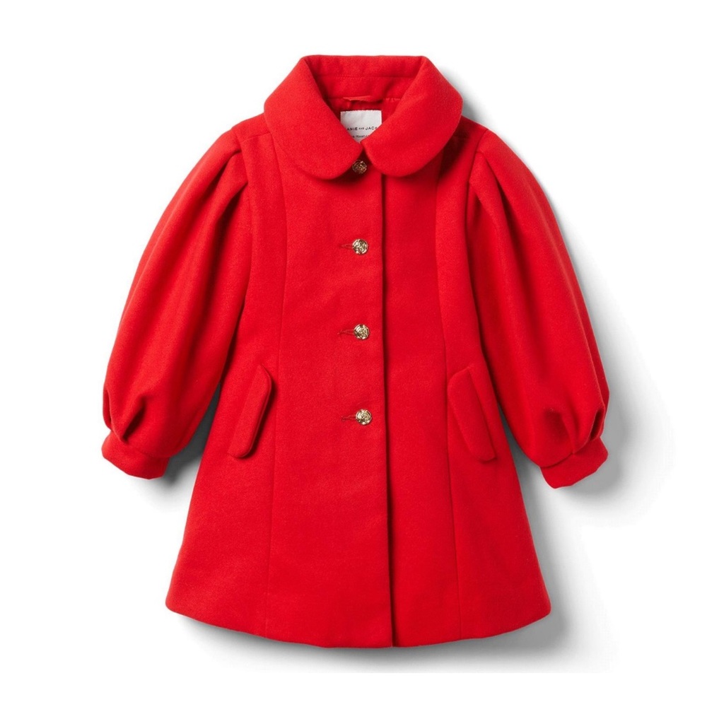 Janie and Jack Ballon Sleeve Coat